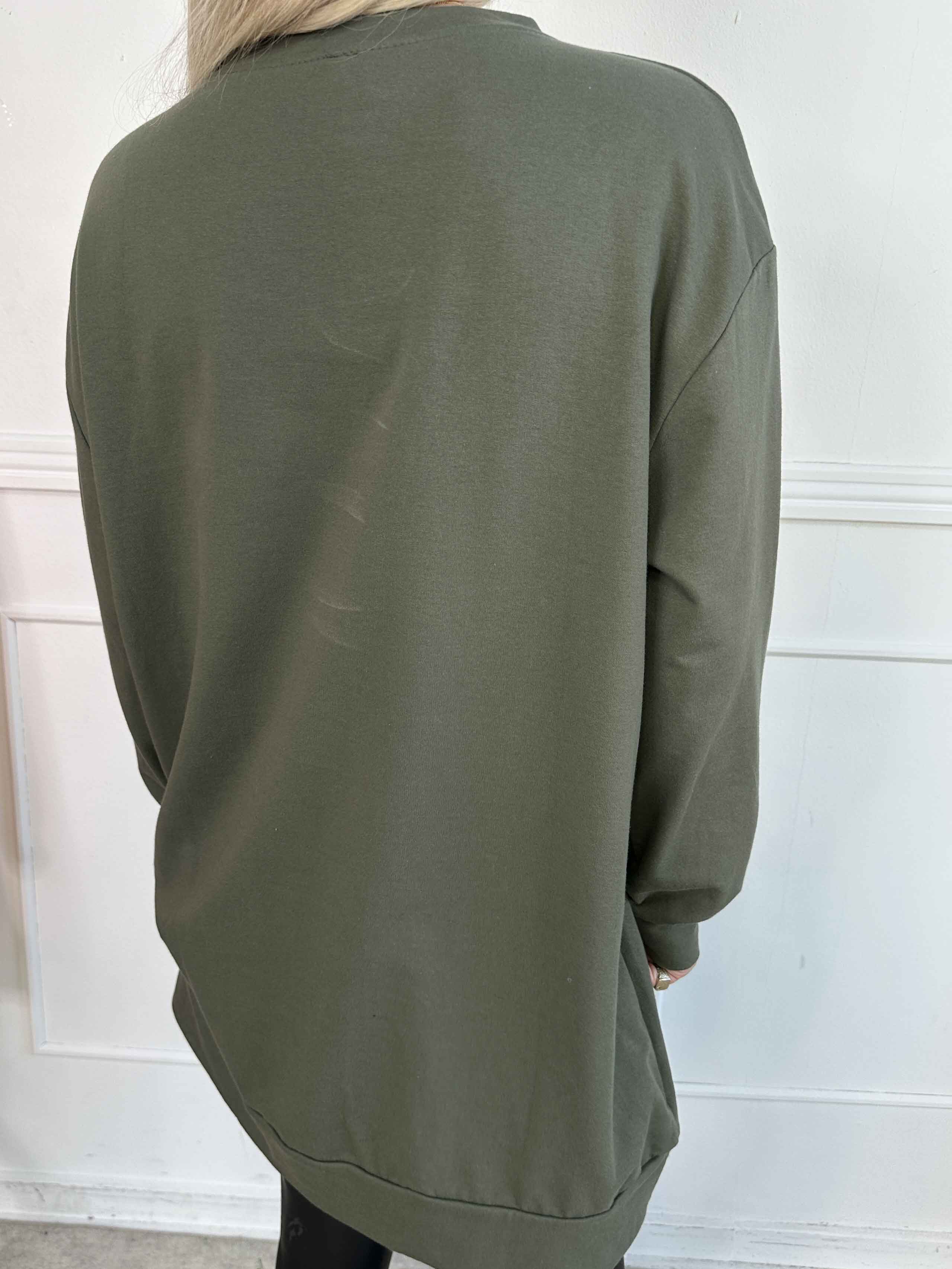 Claudine - Joggingkjole i bomuld med COPENHAGEN tekst